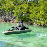 Pelican Catch PWR 100 - Sit-on-Top Fishing Kayak - Ergo360 Seating System - 10 ft - Light Kaki