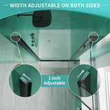 Shower Door, 1/4 inch (6mm) SGCC Clear Tempered i-Homare