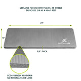 ProsourceFit Extra Thick Yoga Knee Pad and Elbow Cushion 15mm (5/8”) Fits Standard Mats for Pain Free Joints in Yoga, Pilates, Floor Workouts ProsourceFit