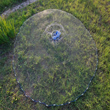 Cast Nets for Fishing Saltwater Fishing Net with Aluminum Ring for Bait Trap Fish Throw Net for Bait Fishing Cast Net 6FT CINGHI LUSSO