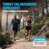 FreshCap Mushrooms Premium Organic Turkey Tail Supplement Capsules - 10:1 Fruiting Body Extract with 35% Beta-Glucans - 3rd-Party Tested - Supports Daily Immunity and Gut Resilience (60 Capsules)