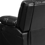 Flash Furniture Harmony Series Black LeatherSoft Sofa with Two Built-In Recliners Flash Furniture