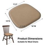 Shinnwa Kitchen Seat Cushions Set of 4, Non Slip Dining Chair Cushions
