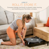 Lifepro Rumblex 4D Curved Vibration Plate Exercise Machine — Triple Motor, 7 Modes & 60 Speeds Vibrating Platform Machine — Full Body Vibration Plate for Lymphatic Drainage & at Home Workout