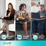 Stander Wonder Tray, Adjustable Swivel Table, Large Laptop Stand, Couch Desk