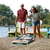 YouTheFan NFL Philadelphia Eagles 2’ x 4’ Professional Wood Cornhole Game with Logo Bags