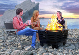 Fire Beauty Stove Bonfire with Stand, Smokeless Fire Pit | Wood Burning Firepit with Ash Pan, Portable Outdoor Firepit Fire Beauty