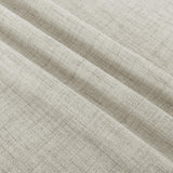Macochico Extra Wide Pinch Pleated Linen Curtains for Sliding Door Patio Doors with Tieback, Natural Living Room Bedroom Curtain Privacy But Let Light in, 120”Wx96”L, Fog, 1 Panel