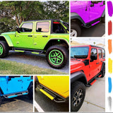 OEDRO Running Boards Compatible with 07-18 Jeep Wrangler JK Unlimited JKU