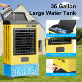 AKIRES 8980CFM Swamp Coolers,Portable Evaporative Air Cooler for 1730 Sq.ft of Space, Cooling Fan for Outdoor,Indoor Use(55IN)