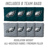 YouTheFan NFL Philadelphia Eagles 2’ x 4’ Professional Wood Cornhole Game with Logo Bags