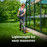 Worx Cordless String Trimmer & Lawn Edger, 12" Electric Weed Wacker with Command Feed, 20V Weed Eater with 4.63 LBS, Batteries & Charger Not Included, WG163.9