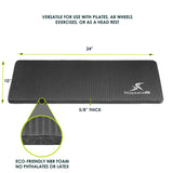 ProsourceFit Extra Thick Yoga Knee Pad and Elbow Cushion 15mm (5/8”) Fits Standard Mats for Pain Free Joints in Yoga, Pilates, Floor Workouts ProsourceFit