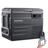 BODEGACOOLER 12 Volt Car Refrigerator,58QT(55L) Car Fridge with Wheels,RV Portable Freezer Single Zone,with APP Control