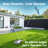 BESTMOW Robot Lawn Mower — 1.5 Acre Ultra Quiet Self Charging Robot Mower, Up to 4 inches Cutting Height, Robotic Lawn Mowers with RTK+4 Eye Vision, Mapping and Anti Theft tech, APP Control