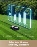 DREAME LiDAR 2500 Robot Lawn Mower A3 AWD Pro Wire Free No RTK, 4WD for 38.7° Slopes, Dual AI Vision Robotic Lawn Mowers,Dual-Disc Cutting 15.8" Width, Smart Zero-Edge, App Control for 0.62 Acre