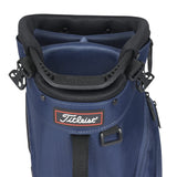 Titleist Mens Players 4 Navy Golf Stand Bag, Nylon, Double Strap, 4-Way Divider, 7 Pockets, 3.7 pounds Titleist