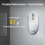 Strix Impact III Wireless Gaming Mouse, 57 G Lightweight, 36K DPI Sensor, Bluetooth & 2,4GHz RF, ROG SpeedNova