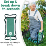Garden Stool & Kneeler - Kneeler & Stool for Gardening, Foldable Garden Seat for Storage, Garden Kneelers