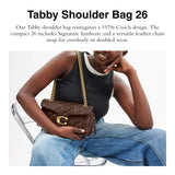 Coach Women's Quilted Tabby Shoulder Bag 26 | Quilted