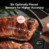 Typhur Sync WiFi Wireless Meat Thermometer Digital, 2 Probes, Smart Base, LCD Display, Unlimited Range, Bluetooth 5.4, Improved Stability, NIST-Certified Accuracy