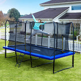Zupapa Rectangular Trampoline 10x17FT 9x15FT 8x14FT