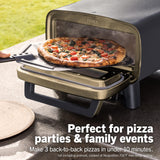 Ninja Artisan™ 5-in-1 Portable Pizza Oven in Green & Gold, MO201GN2