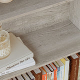 Bookshelves and Bookcases with Doors Floor Standing 6 Shelf Display Storage Shelves