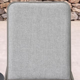 PURPLE LEAF Patio Lounge Chair Set of 2 Adjustable Heavy-Duty Gray