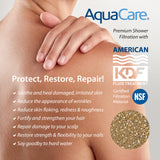 AquaCare High Pressure 6-way Dual Shower Head Combo with Built-in Filter & Power Wash - Clean Tub, Tile & Pets. Remove Chlorine, Lead & Toxins from Water to Protect Skin, Hair, & Nails. Chrome Finish