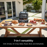 Ninja Woodfire ProConnect Premium XL BBQ Grill, 7-in-1, App Enabled, Blue