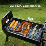 2 in 1 Barbecue Grill with Rotisserie Grill Kit, Portable Folding Outdoor Charcoal Grill, Stainless Steel Spit Roaste BRANDMAN GRILLS SINCE 1987