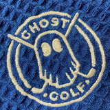 Ghost Golf Magnetic Towel (Greenside) - Premium Ultra-Absorbent Microfiber Golf Towel- 18" x 18" (Blue)