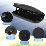Garvee Rooftop Cargo Box Carrier, Dual-Side Opening Luggage Storage
