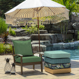 Arden Outdoor Deep Seat Cushion Set (2-Pack), 22 in x 24 in, Weather-Proof, Rain-Proof