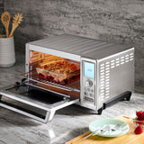 Cuisinart Chef’s Convection Toaster Oven, 1800-Watt Electric Oven with 15 Cooking Functions, Fits 13" Pizza, 9"x13" Baking Pan, and Full-Size Chicken, Nonstick Interior, TOB-260N1NAS, Stainless Steel