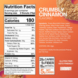 Legendary Foods High Protein Donuts, Crumbly Cinnamon, Low Carb, Low Sugar