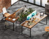 Coleshome 71 Inch Computer Desk with USB Ports, Large Office Desk