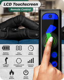 Lunix LX10 FSA Full Leg Massager with Heat & Air Compression, Foot Calf and Thigh Massage Boots for Everyday Recovery, Adjustable Fit, Cold Therapy Option, Handheld Controller, Charcoal Black