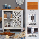 MFSTUDIO Buffet Cabinet with Storage, Accent Cabinet with Doors
