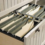 Sauder Costa 2 Drawer Lateral File Cabinet with Lock for Home Office
