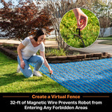 LawnMaster OcuMow™ VBRM601YCM MAX Perimeter Wire Free Robot Lawn Mower Cuts Small Lawns 2000-3500 Square Feet