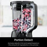 Ninja Full Size & Personal Blender I All-in-One | For-Smoothies, Food and More | BlendSense Tech I Includes 72 oz. Pitcher & (2) 24 oz. To-Go Cups with Lids | 1800 Peak Watt | Black | TB301