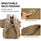 Rabjen Fishing Tackle Backpack with Rod Holders, Bottle Holder, Storage Bag Store Fishing Gear