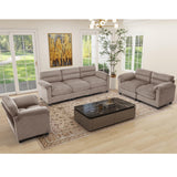 HAOMARKETS Corduroy Sofa Set, Upholstered Armchair
