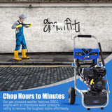 Ezasin Gas Pressure Washer, 3500 PSI 2.3 GPM, 209cc Engine