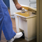 Rubbermaid Commercial Products Legacy Step-On Trash/Garbage Can/Bin, 8 Gallon, Beige, for Doctor's Office/Hospitals/Healthcare Rubbermaid Commercial Products