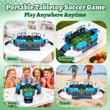 Mini Foosball Table for Kids, Tabletop Foosball Soccer Game, Portable Indoor Football Table Game Toy for Boys Girls Ages 3-12, Family Party Game, Gifts for Kids
