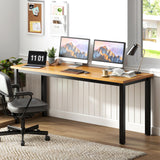 Computer Desk 63 inches Large Size Office Desk Gaming Desk Computer Table with BIFMA Certification Sturdy Office Desk
