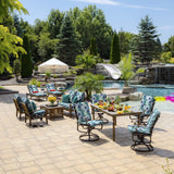 Arden 4-Pack Outdoor Patio Dining Chair Cushion, 20x44, Rain-Proof Seat Pad